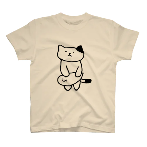 たましいくんtoねこ スタンダードTシャツ