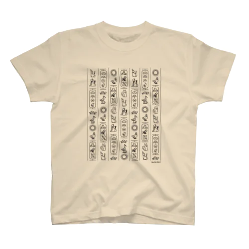 日本ヒエログリフ スタンダードTシャツ