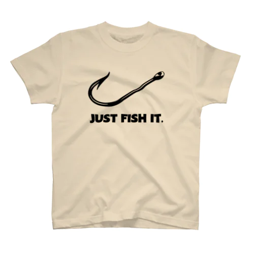 JUST FISH IT (ナイキ パロディー) Regular Fit T-Shirt