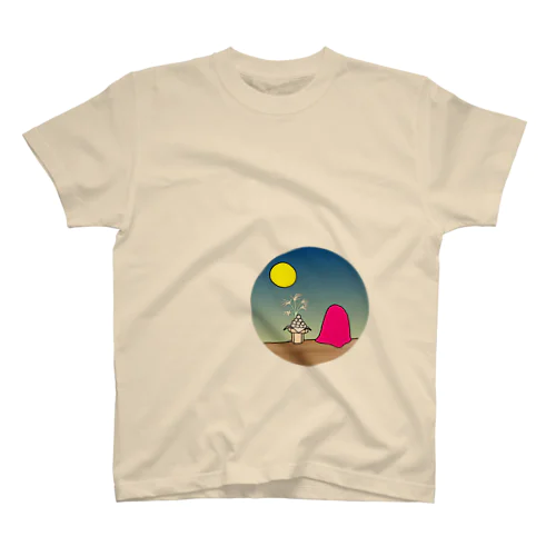 a full-moon night - オツキミ Regular Fit T-Shirt