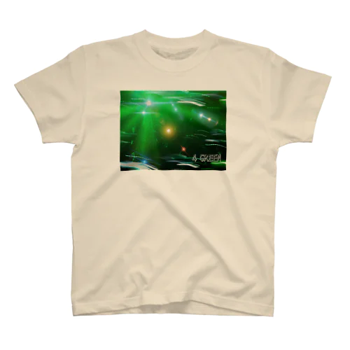 数秘&カラー (4グリーン) Regular Fit T-Shirt