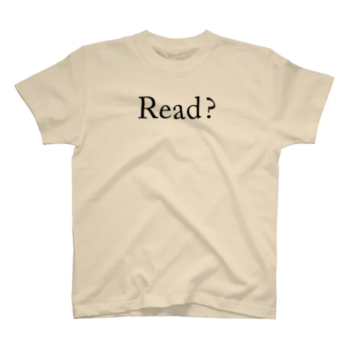 Read ? (serif) 티셔츠