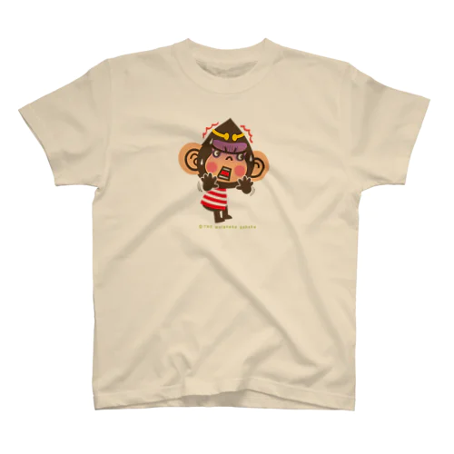 ドングリ頭のチンパンジー”ビックリ” スタンダードTシャツ