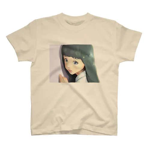 壁際少女 Regular Fit T-Shirt