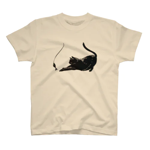 猫釣り スタンダードTシャツ