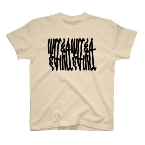 細長紙合わせ Regular Fit T-Shirt