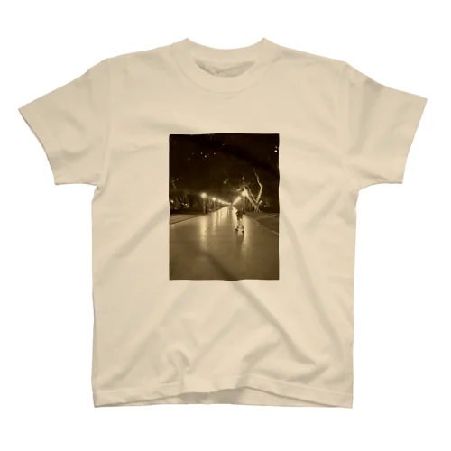 風景-夜の公園 スタンダードTシャツ