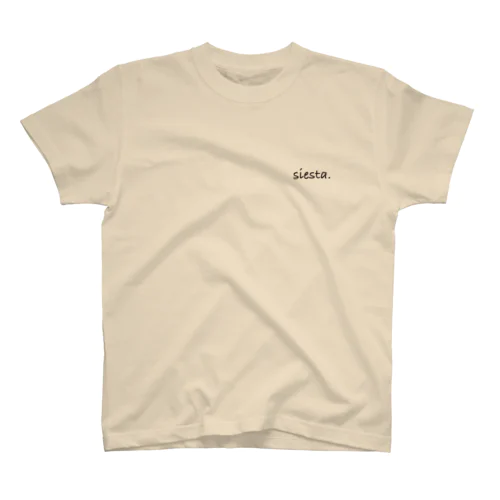 siesta. Tシャツ beige pick スタンダードTシャツ