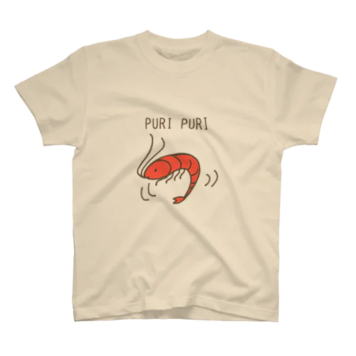 PURIPURIえびくん スタンダードTシャツ