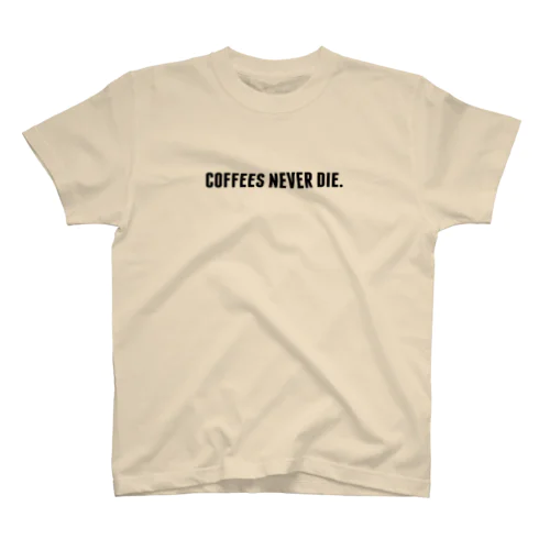 "コーヒーは死なせない"A Regular Fit T-Shirt