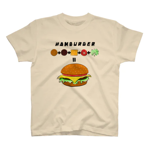 = HAMBURGER!!! スタンダードTシャツ