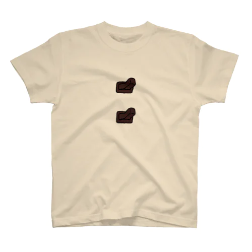 スイッチ②茶 Regular Fit T-Shirt