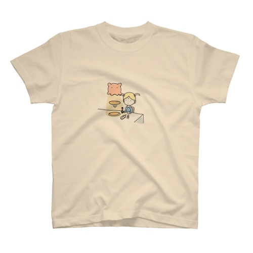 メンダコlovesパンケーキ Regular Fit T-Shirt