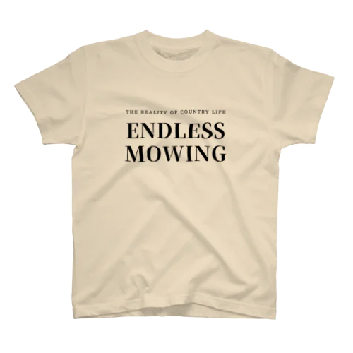 ENDLESS MOWING / BKTXT / バックプリント有 スタンダードTシャツ