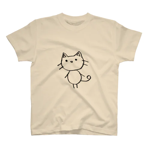 らくがき風ねこ スタンダードTシャツ