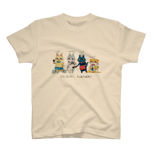 ４にゃんず Regular Fit T-Shirt