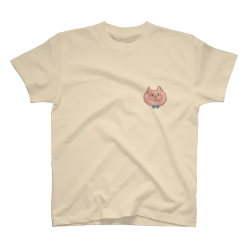 ねこ(ピンクにこ) スタンダードTシャツ