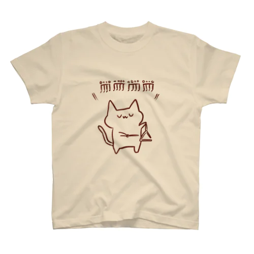 トライアングルねこさん Regular Fit T-Shirt