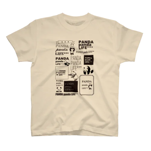 ロゴロゴ　パンダ Regular Fit T-Shirt