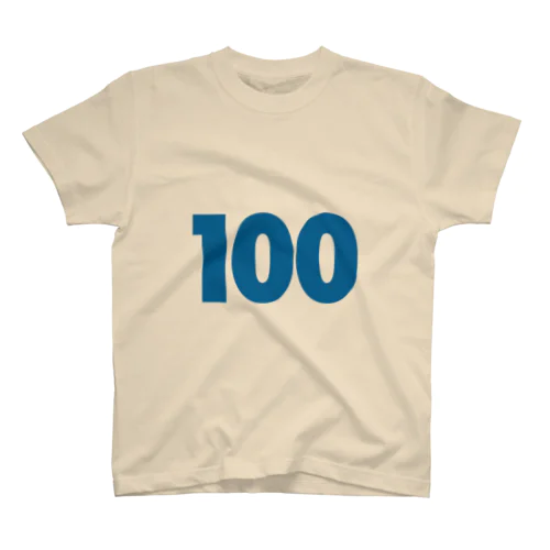 100歳のふしめ (Blue) スタンダードTシャツ
