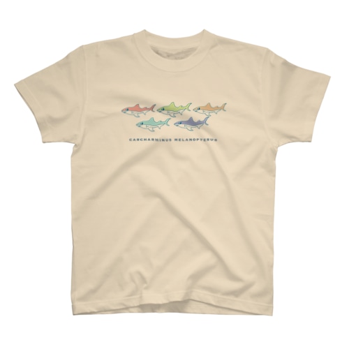 カラフルなサメ Regular Fit T-Shirt