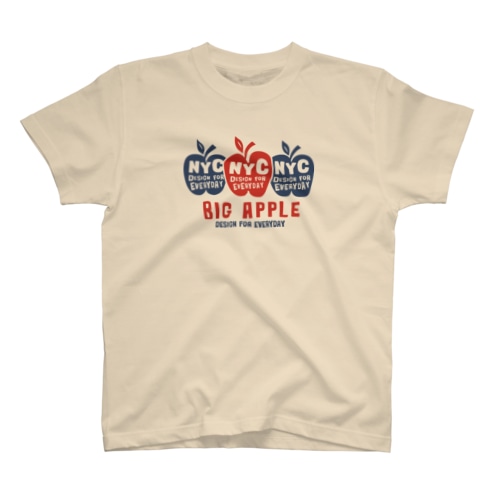 3 A p p l e s & N Y C ( B i g A p p l e ) Regular Fit T-Shirt