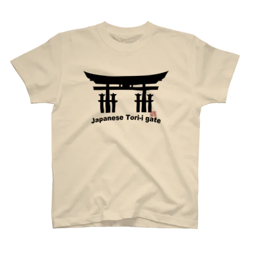 Japanese Tori-i gete Regular Fit T-Shirt