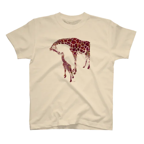 giraffe  love スタンダードTシャツ