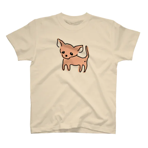 ゆるチワワ（オレンジ） スタンダードTシャツ