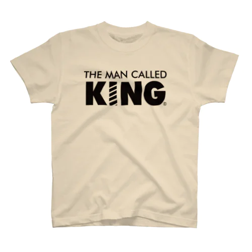 KINGロゴtシャツ（黒文字） Regular Fit T-Shirt