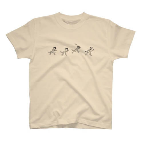 サバンナ鳥獣戯画 Regular Fit T-Shirt