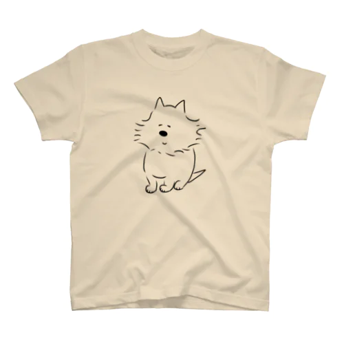 寝ぐせるびちゃん線のみ スタンダードTシャツ