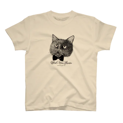 黒猫のヴィヴィ（蝶ネクタイ） スタンダードTシャツ