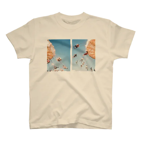 空中ブランコbeige（フィルム写真） Regular Fit T-Shirt