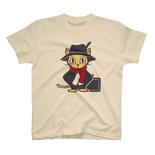 旅猫くん 冬装 スタンダードTシャツ