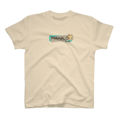 MAHALO beachデザイン スタンダードTシャツ