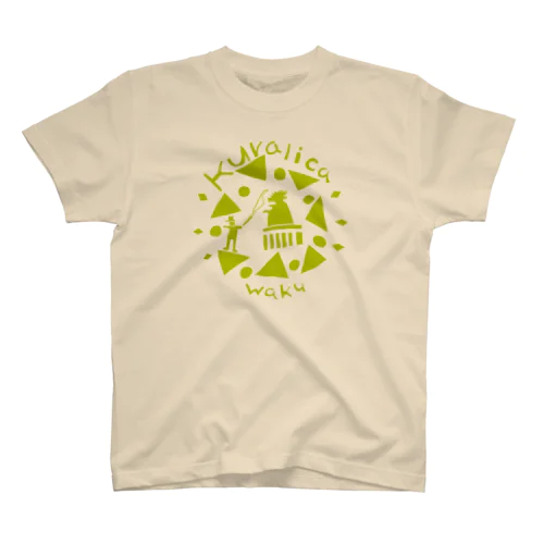 WAKUWAKUサーカス/グリーン スタンダードTシャツ