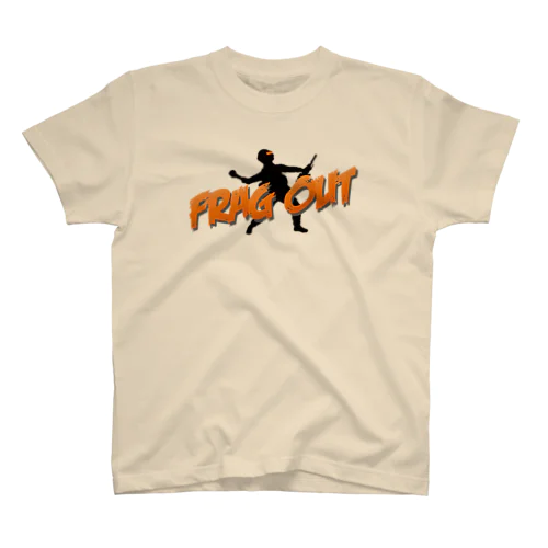 "Frag Out" グレネード投擲 Regular Fit T-Shirt
