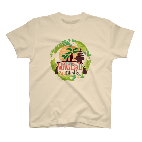 【チャリティーグッツ】Tシャツ wiwiBALIロゴ② スタンダードTシャツ