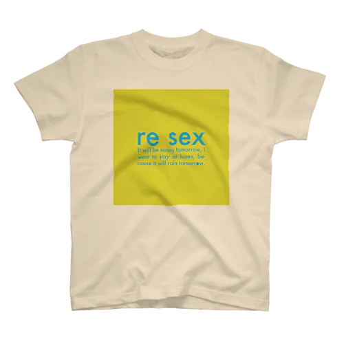 unknowntwintwin / RE SEX VER01 スタンダードTシャツ