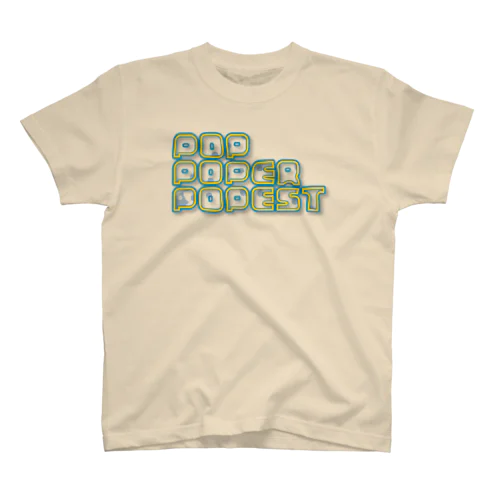 【ブラックバス釣り】ポッパーTシャツとパーカー【ルアー】 スタンダードTシャツ