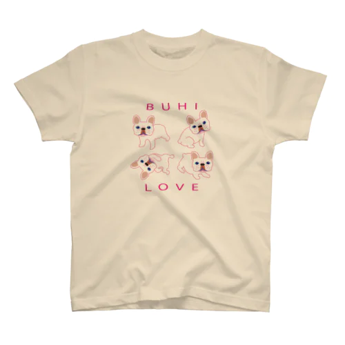 フレブル「しろブルちゃん」 スタンダードTシャツ