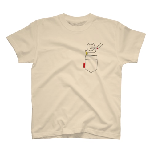 TABAO（ビール)ポケット カラー Regular Fit T-Shirt