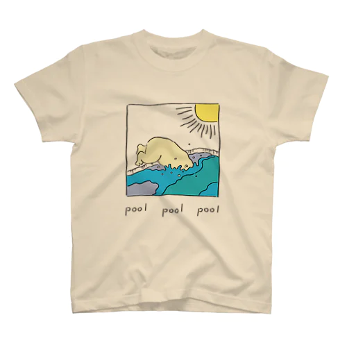 pool シロクマ スタンダードTシャツ