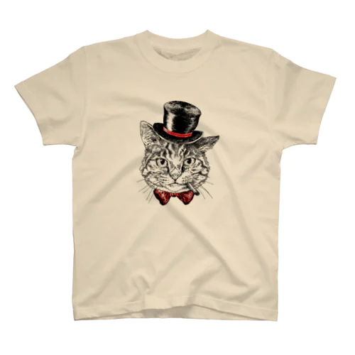 キジトラ猫紳士 スタンダードTシャツ