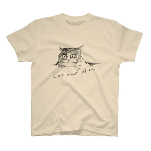 猫と空気 スタンダードTシャツ