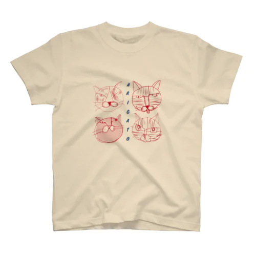 ARIGATO4 別カラー Regular Fit T-Shirt
