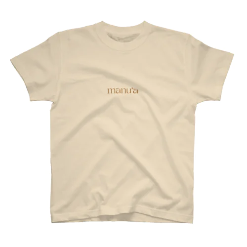 manu'a letter  W/SIDE Regular Fit T-Shirt