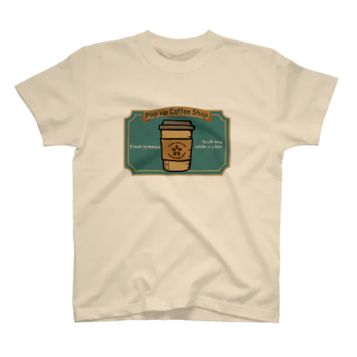 Pop up coffee shop スタンダードTシャツ