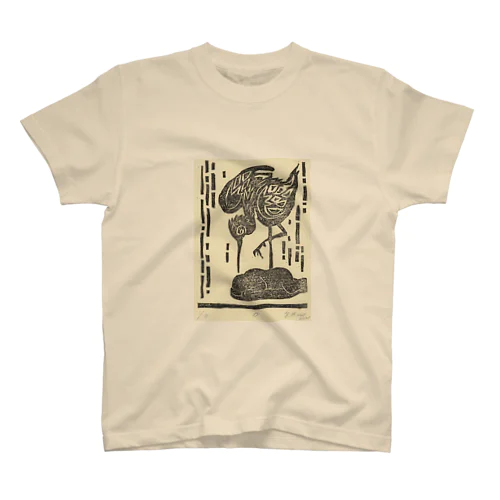 版画Ｔシャツ　０bird スタンダードTシャツ